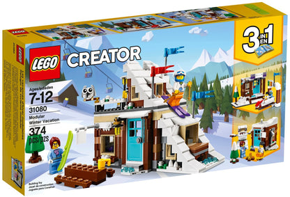 LEGO 31080 Modular Winter Vacation: Ski Cabin 3-in-1 Set