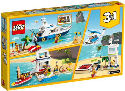 LEGO 31083 Cruising Adventures Yacht, Beach House & Helicopter