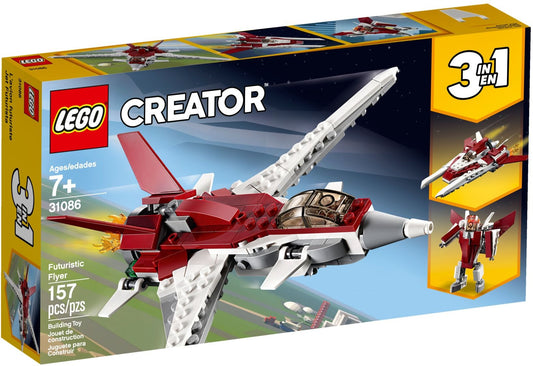 LEGO 31086 Futuristic Flyer: Spaceship & Robot 3in1 Set - Auzzistore