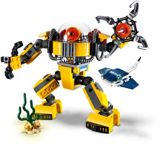 LEGO Creator 3in1 31090 Yellow Underwater Robot Submarine - Retired – view 2