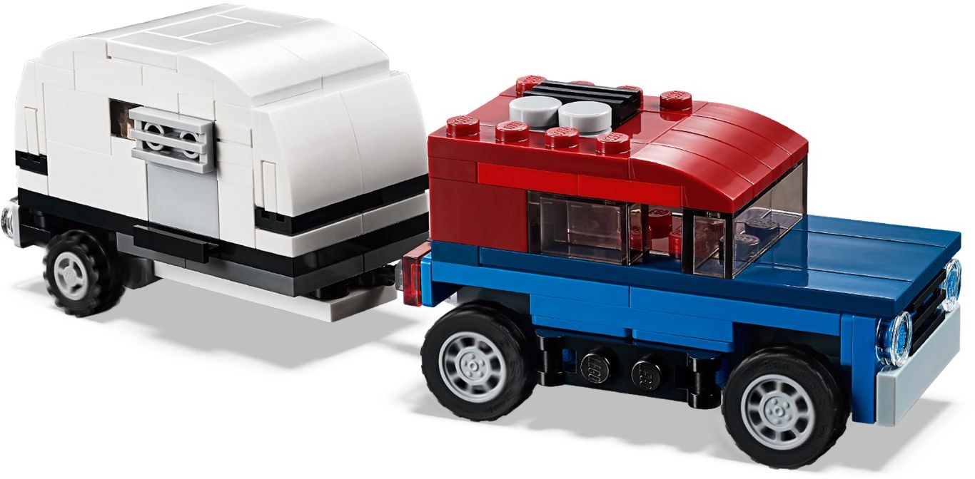 LEGO 31091 Shuttle Transporter: 3-in-1 Space Shuttle, Helicopter & Car Toy
