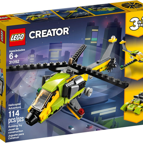 LEGO 31092 Creator 3in1 Helicopter, Boat & Glider Plane - Auzzistore