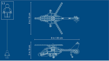 LEGO 31092 Creator 3in1 Helicopter, Boat & Glider Plane