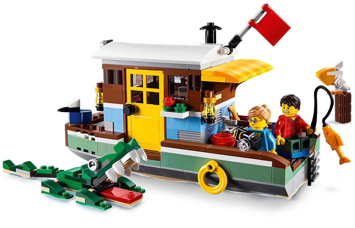 LEGO Creator 3 IN 1 Riverside Houseboat Set (31093)