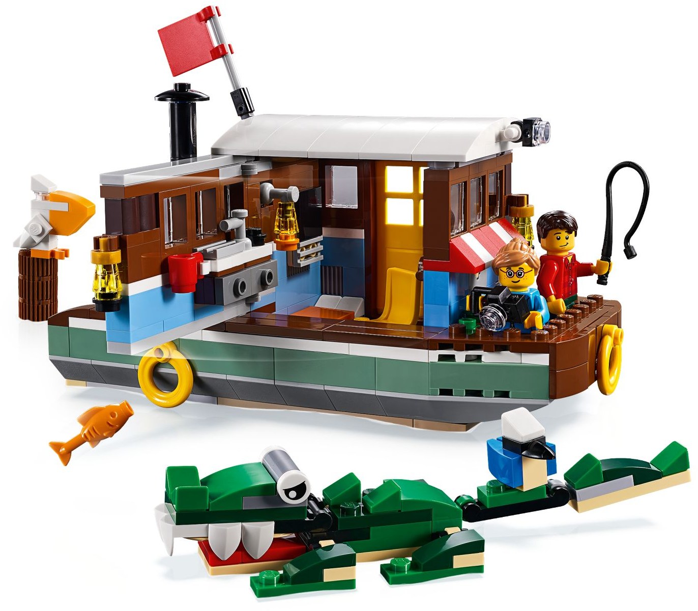 LEGO Creator 3 IN 1 Riverside Houseboat Set (31093)