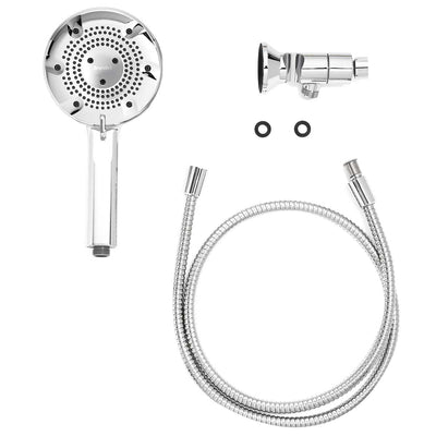 Brondell Powerspray Handheld Shower Head with 5 Spray Settings, Magnetic Dock and 1524mm Steel Hose