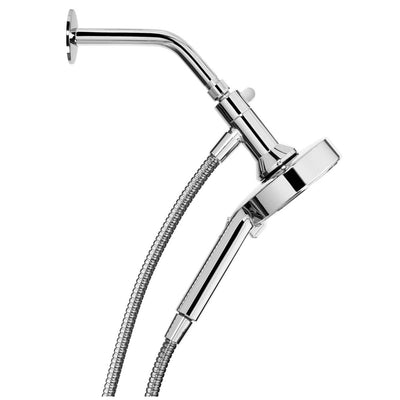 Brondell Powerspray Handheld Shower Head with 5 Spray Settings, Magnetic Dock and 1524mm Steel Hose
