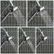 Brondell Powerspray Handheld Shower Head with 5 Spray Settings, Magnetic Dock and 1524mm Steel Hose — image 8