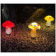 Infinity X1 Solar Landscape Light Glass Mushroom 3 Pack - Hand Blown Artisan Glass, Solar Rechargeable, 5 Lumen Output – view 6