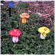 Infinity X1 Solar Landscape Light Glass Mushroom 3 Pack - Hand Blown Artisan Glass, Solar Rechargeable, 5 Lumen Output – view 8