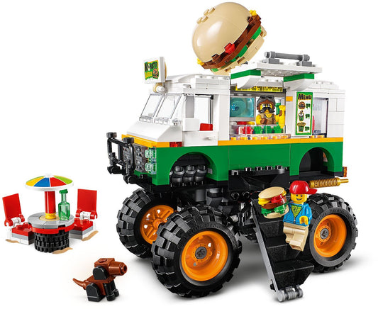 LEGO 31104 Monster Burger Truck: 3-in-1 Food Truck, Off-Roader, Tractor – view 2 - Auzzistore
