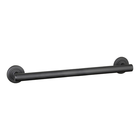 Evekare 600mm Matte Black Linear Grab Rail - Stainless Steel - 250kg Capacity