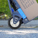 Move It 200mm Black Rubber Tyre with White Plastic Centre - 30kg Load Capacity