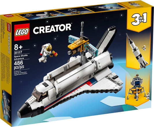 LEGO 31117 Space Shuttle 3-in-1 Rocket Lunar Lander - Auzzistore