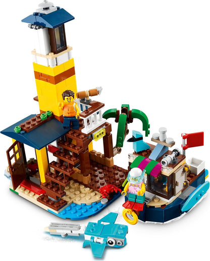 LEGO Creator 3 In 1 Surfer Beach House 31118 Dolphin Turtle