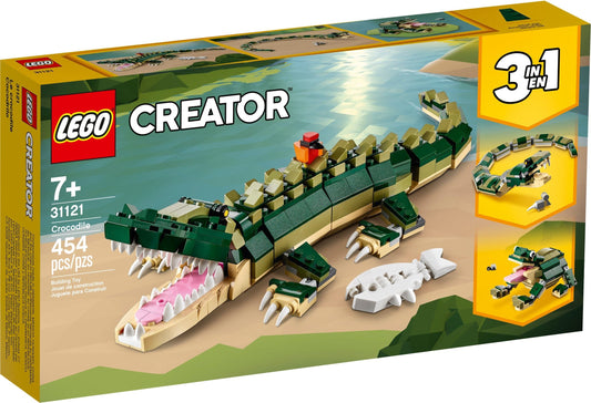 LEGO 31121 Creator 3in1 Crocodile, Snake & Frog Animal Set - Auzzistore