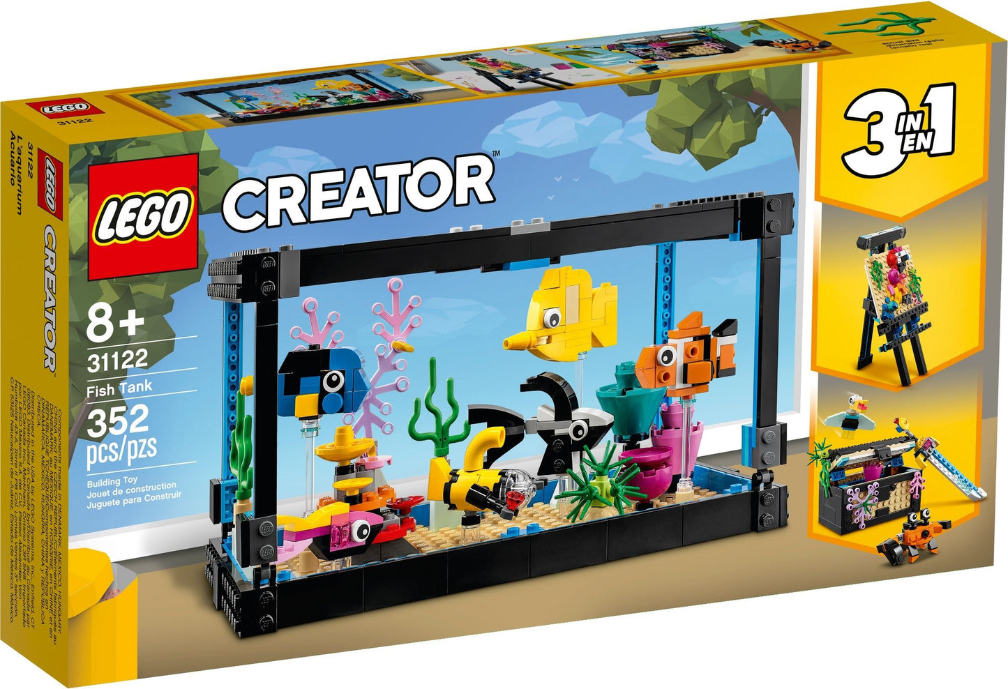 LEGO 31122 Creator 3in1 Fish Tank Playset