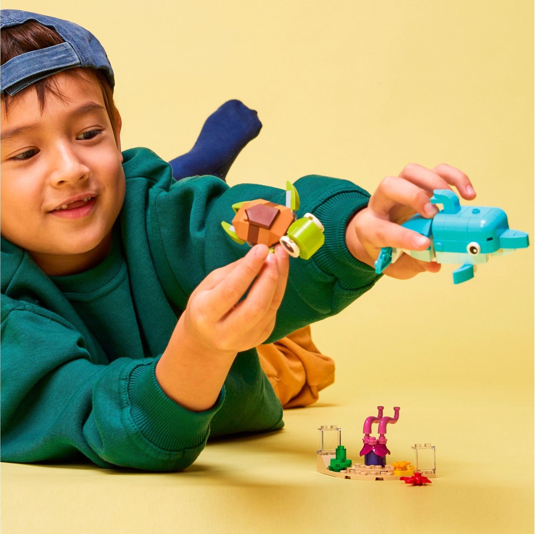 LEGO Creator 3-in-1 31128 Dolphin and Turtle- Auzzi Store