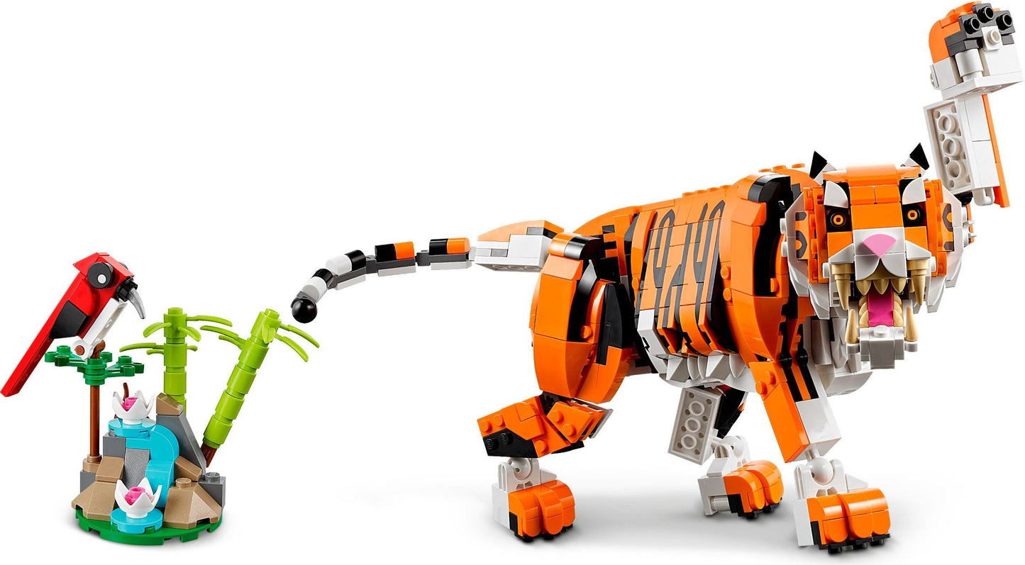 LEGO Creator 31129 Majestic Tiger 3 in 1 Set 755 Pieces