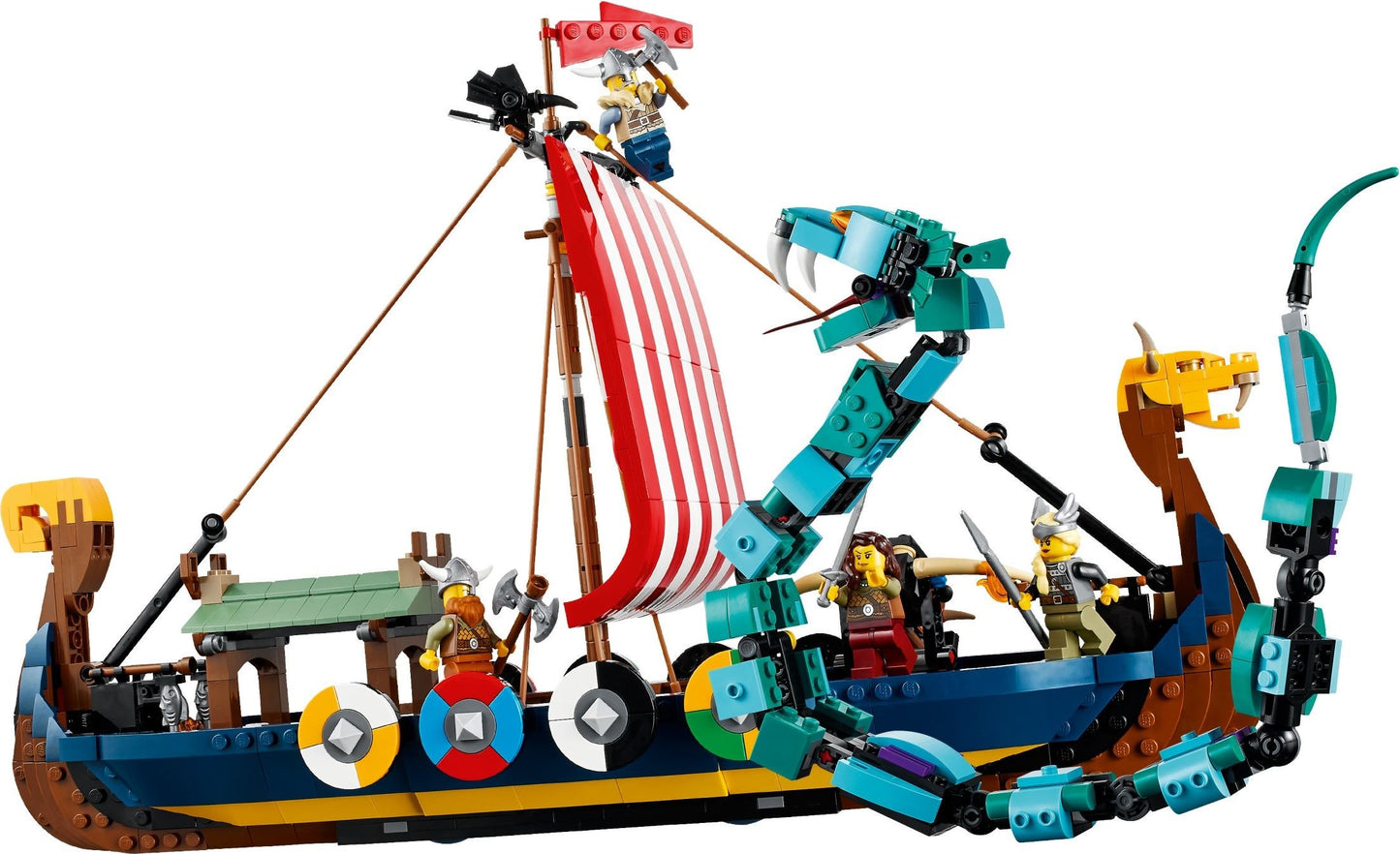 LEGO 31132 Viking Ship & Midgard Serpent 3in1 Building Set