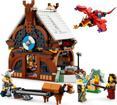 LEGO 31132 Viking Ship & Midgard Serpent 3in1 Building Set