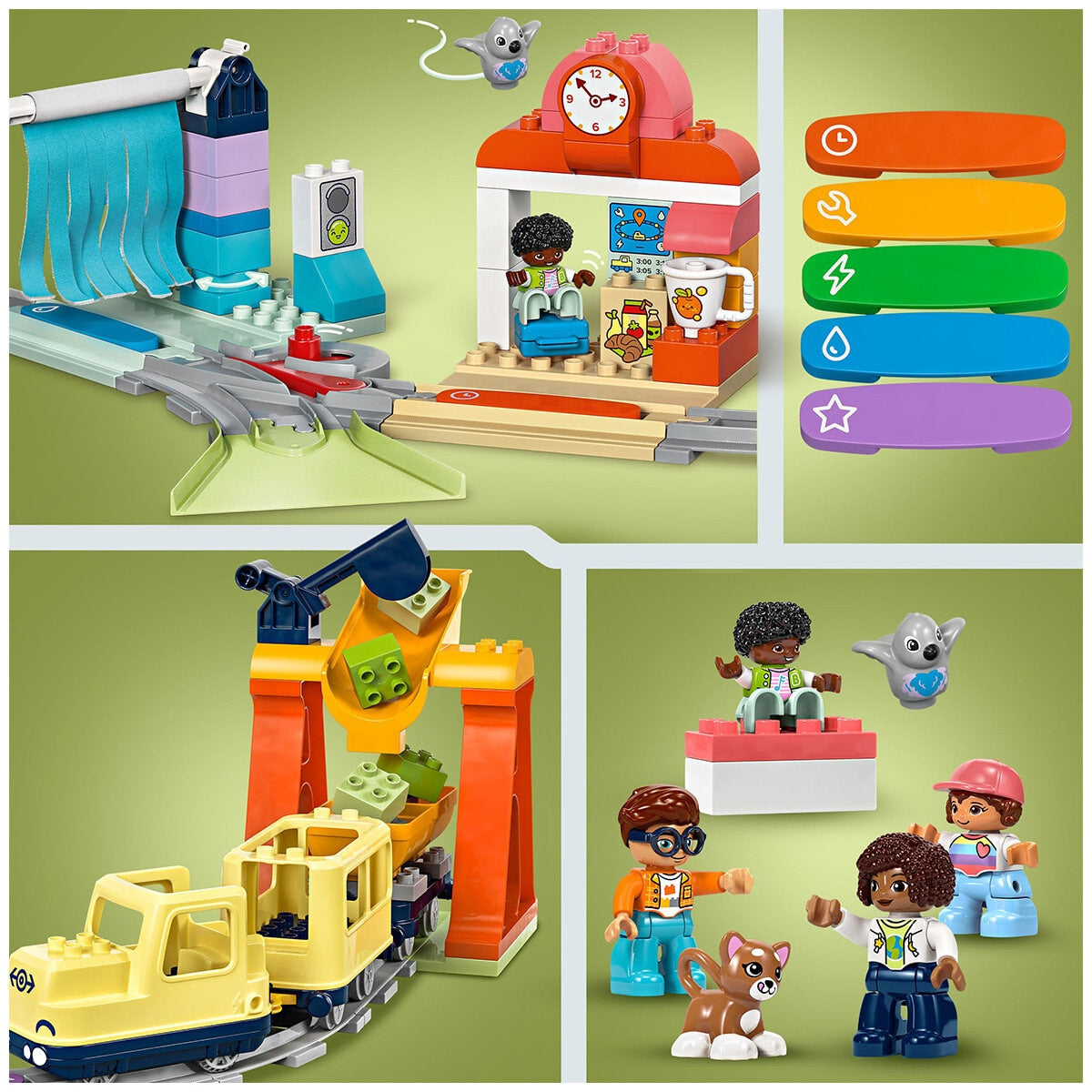 LEGO DUPLO Town Big Interactive Community Train Set 10428