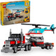 LEGO LEGO Creator Series 31146 Flatbed Truck with Helicopter- Auzzi Store