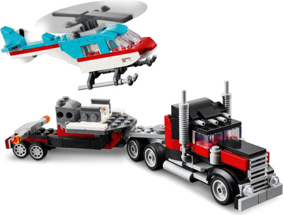 LEGO LEGO Creator Series 31146 Flatbed Truck with Helicopter