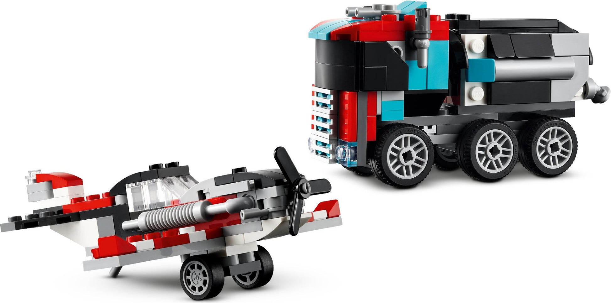 LEGO LEGO Creator Series 31146 Flatbed Truck with Helicopter- Auzzi Store