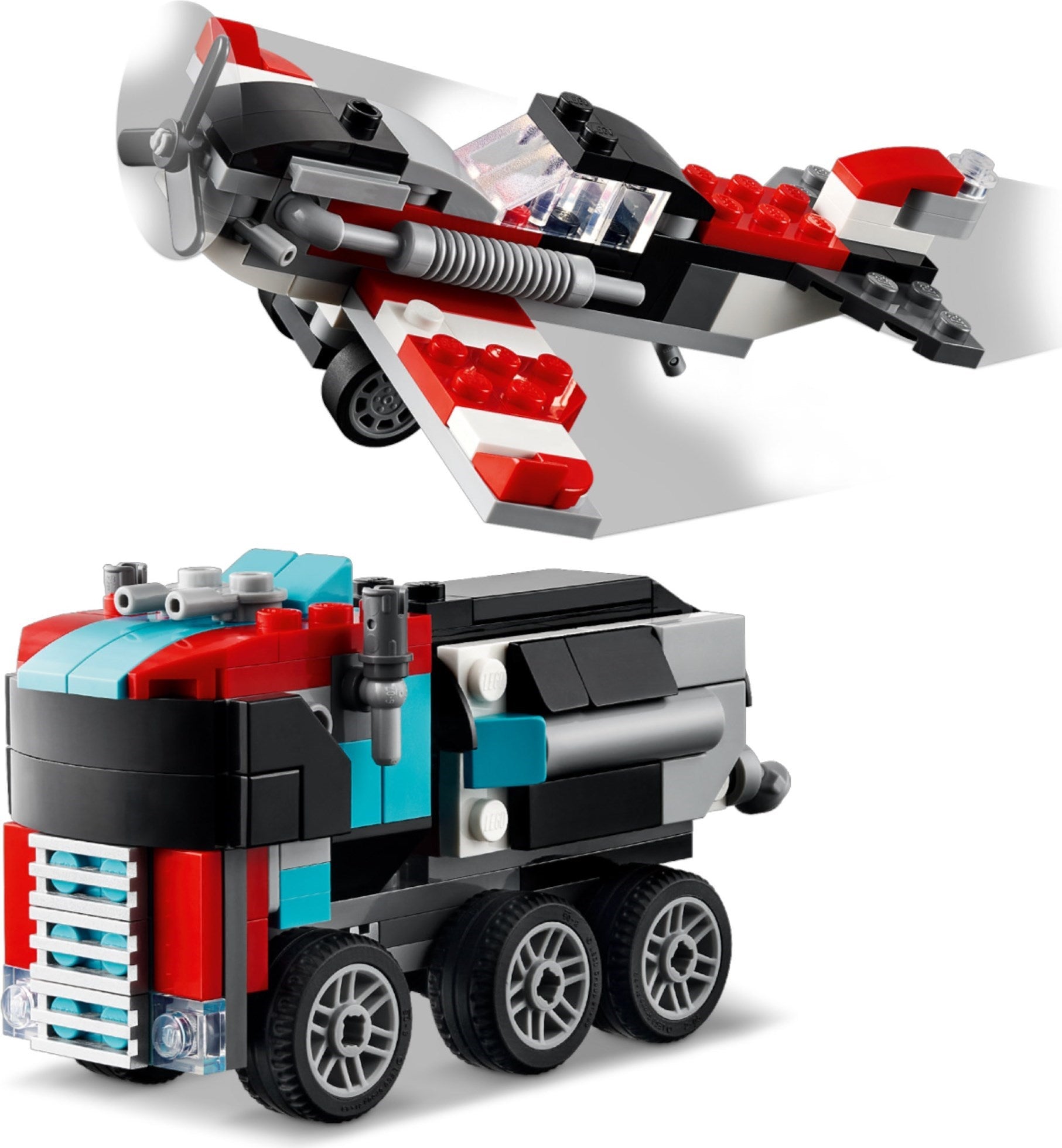 LEGO LEGO Creator Series 31146 Flatbed Truck with Helicopter- Auzzi Store