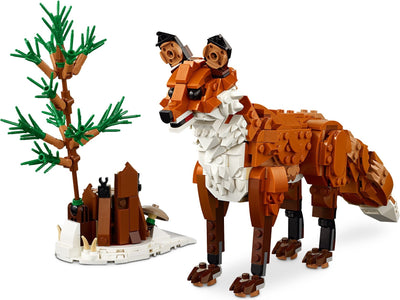 LEGO Creator 3in1 Forest Animals: Red Fox 31154 Toy to Owl Figure to Squirrel Mo