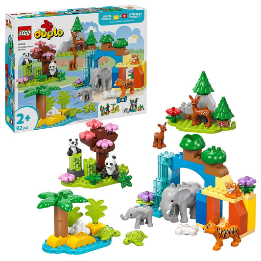 LEGO DUPLO Town 3 In 1 Wild Animal Families 10446 - Auzzistore