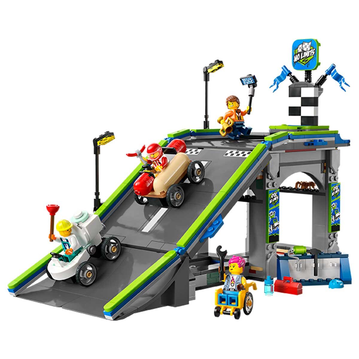LEGO City No Limits Race Car Ramp Track 6046