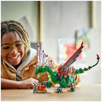 LEGO Creator 3-in-1 Medieval Dragon 31161 Posable Wings Age 9+