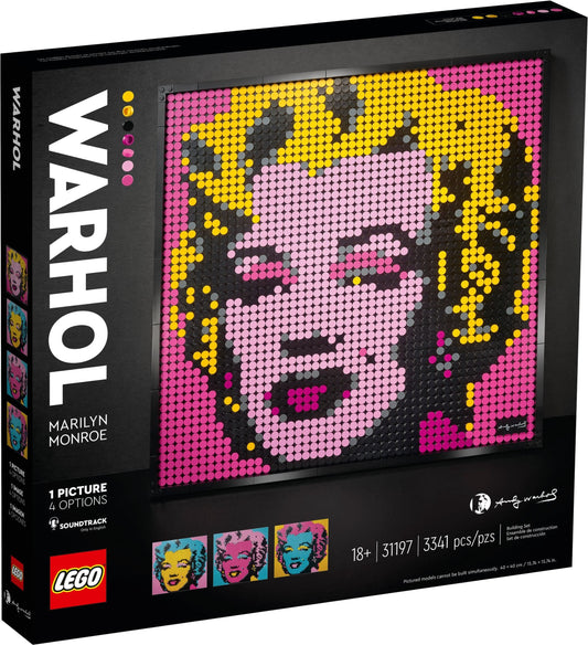 LEGO 31197 Andy Warhol's Marilyn Monroe Portrait Art Set
