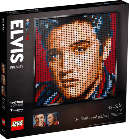 LEGO 31204 Elvis Presley “The King” Portrait - Buildable Wall Art