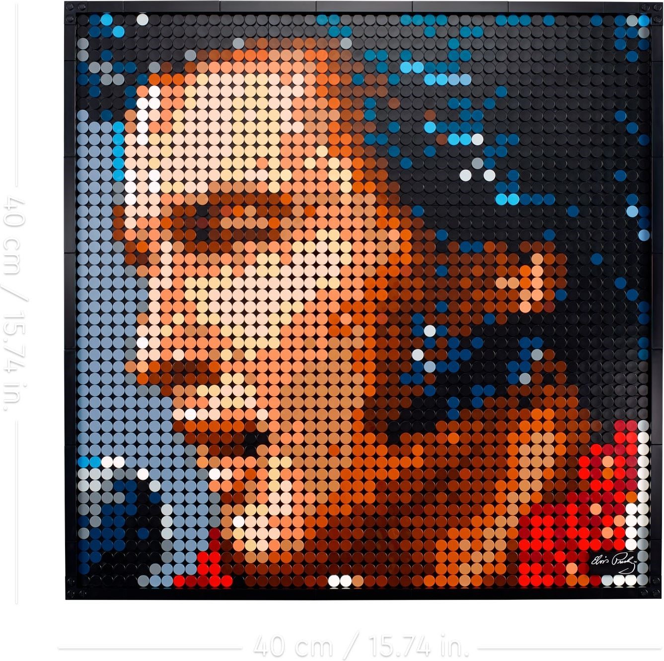 LEGO 31204 Elvis Presley “The King” Portrait - Buildable Wall Art