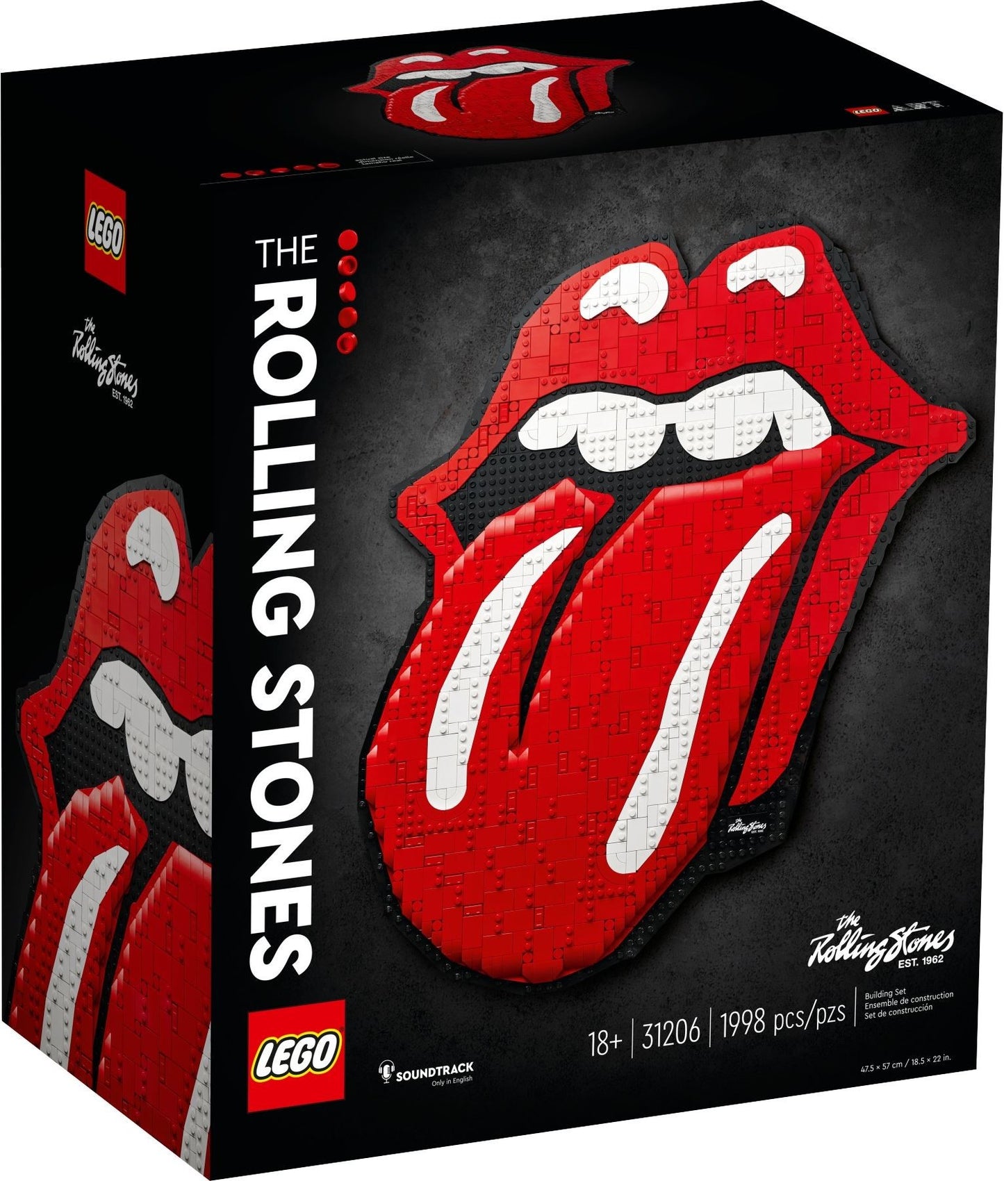 LEGO 31206 Rolling Stones Logo Art Set