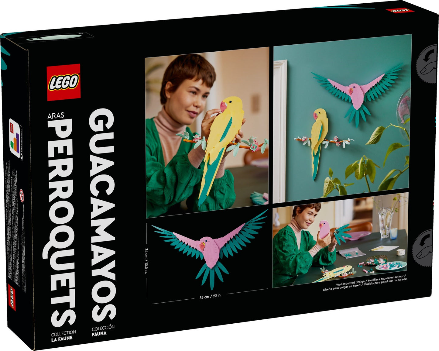 LEGO ART Series 31211 The Fauna Collection – Macaw Parrots- Auzzi Store