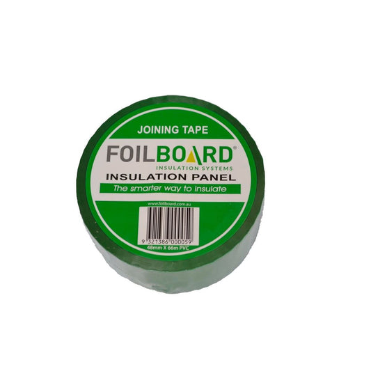 Foilboard Green Joining Tape 48mm x 66m PVC Durable Sealant