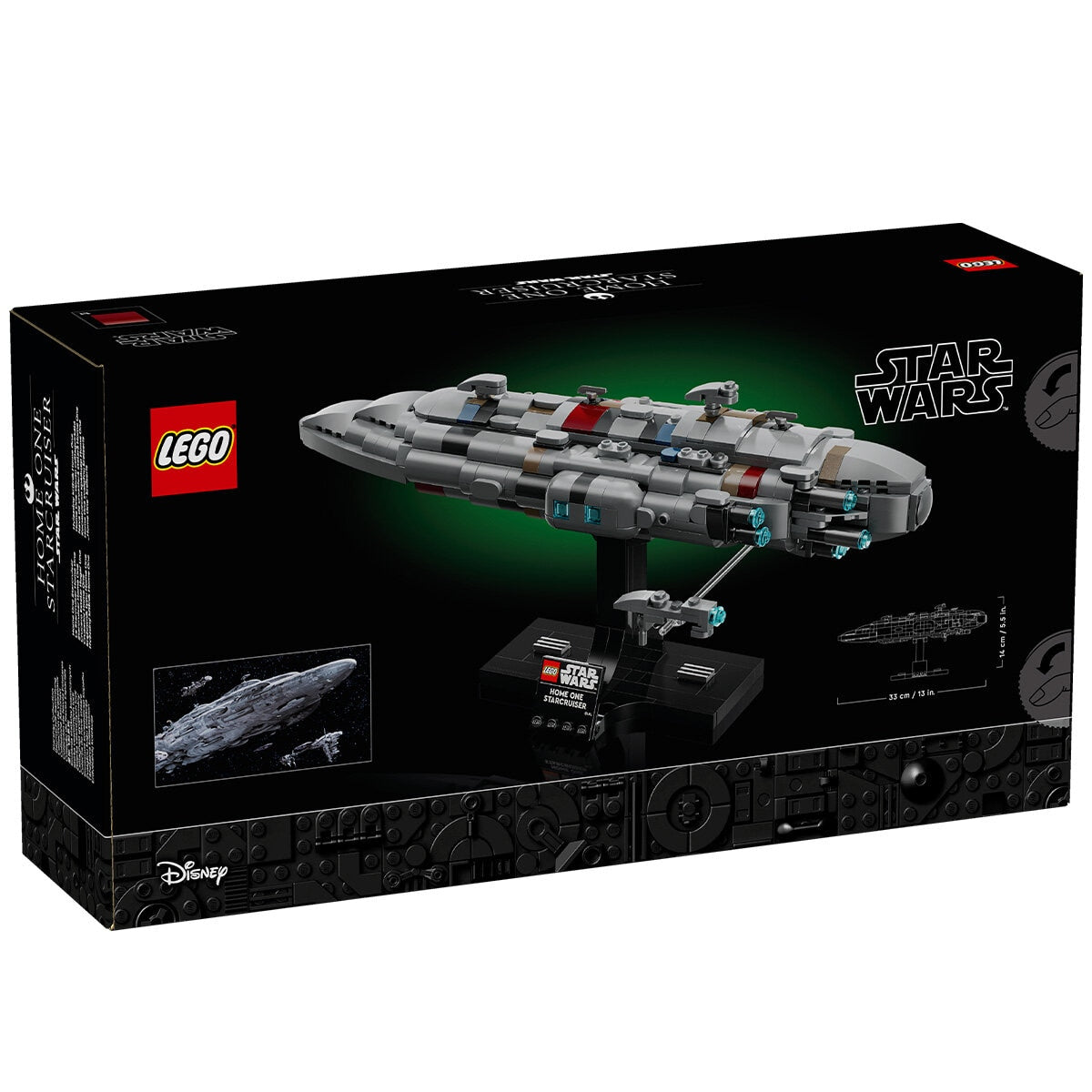 LEGO Star Wars Home One Starcruiser Buildable Starship Model Kit 75405