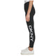 DKNY Logo Legging Black/White XXL - Stretchy Cotton Blend, Iconic Logo Waistband