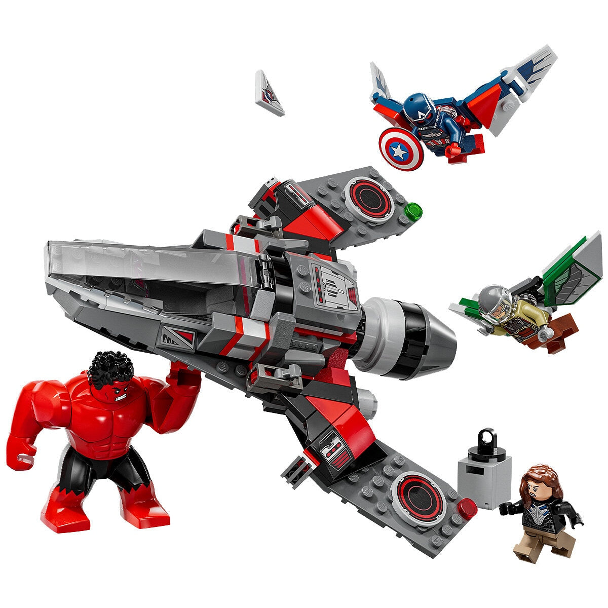 LEGO Marvel Captain America Vs Red Hulk Battle 76292