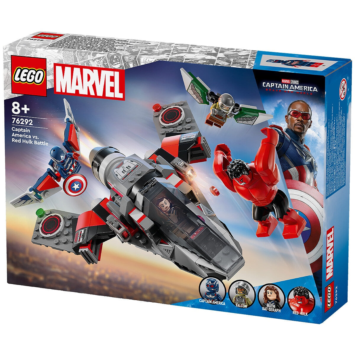 LEGO Marvel Captain America Vs Red Hulk Battle 76292