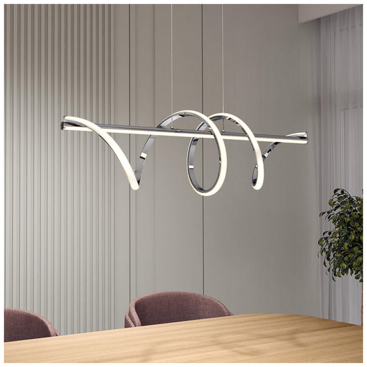 Artika Coda LED Pendant Chrome 5CCT PDT-CDA5C-C6CH - Auzzistore