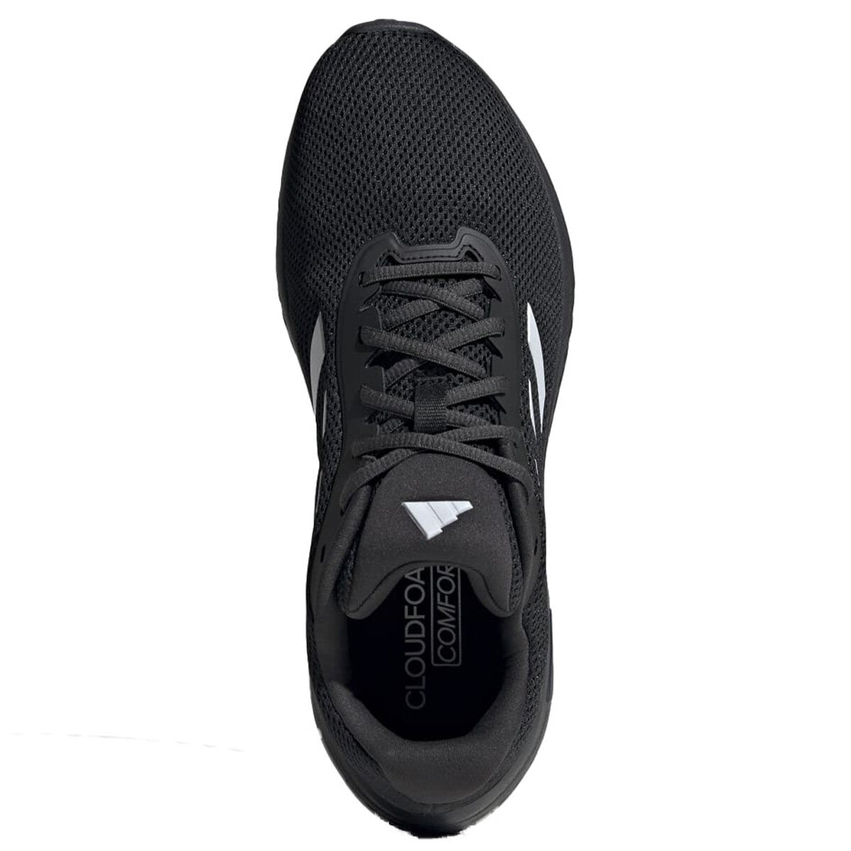 Adidas Men's Cloudfoam Shoe Black/White US 8.5 - Lightweight Comfort with Cloudfoam Technology