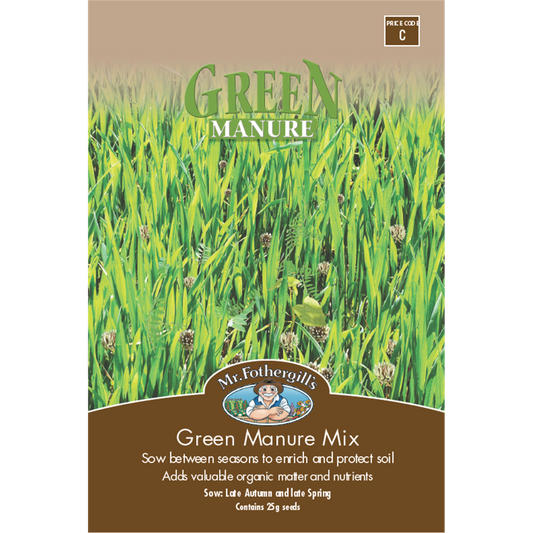 Mr Fothergill Green Manure Mix 1kg Manure Mix Enriches Soil - Auzzistore