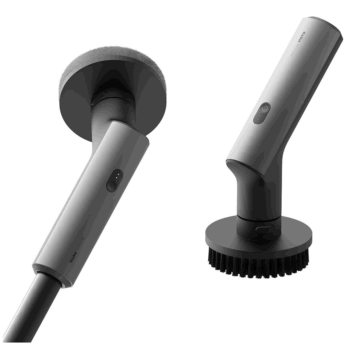 HOTO Cordless Spin Scrubber | Rechargeable | 300 RPM | 3 Replaceable Brush Heads