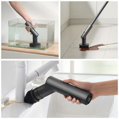 HOTO Cordless Spin Scrubber | Rechargeable | 300 RPM | 3 Replaceable Brush Heads