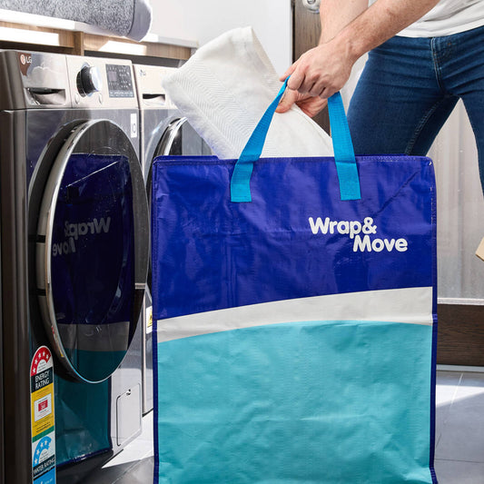 Wrap & Move 105L Moving Bag - Tough Poly-Woven - Dust Resistant - Versatile